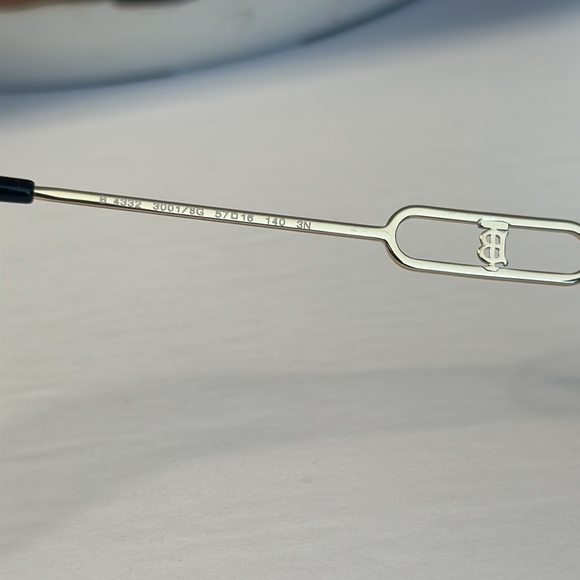 💯 - New - Burberry Luna BE4332F 30018G Sunglasses Women's Black/Grey Gradien… - Picture 13 of 13